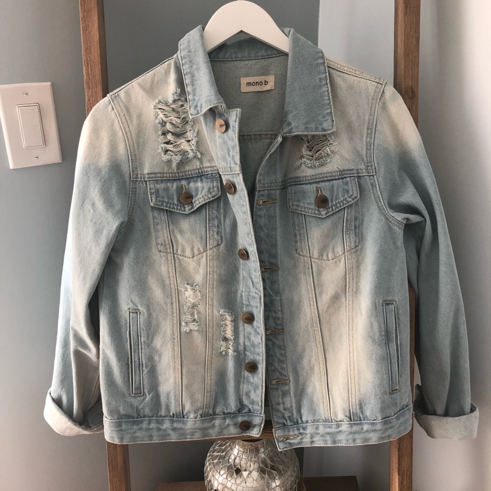 Distressed Denim Jacket